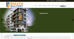 Desktop Screenshot of bhavyabuilders.com